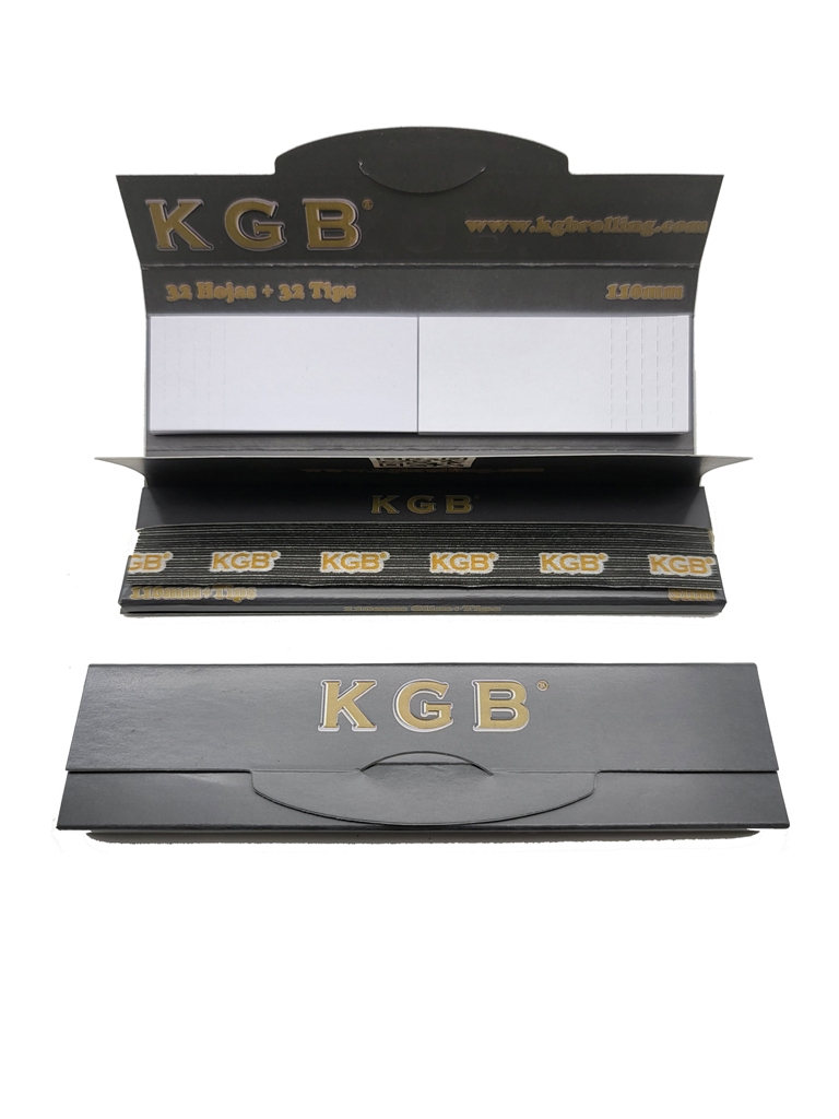  Librito de papel de 110mm Slim + Tips King Golden Book imagen 1